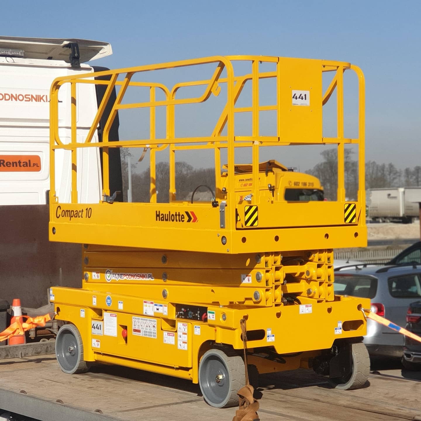 Brand-new Haulotte Compact 10 electric scissor lift (10 m) sold with a warranty, RK Rental, Inowrocław