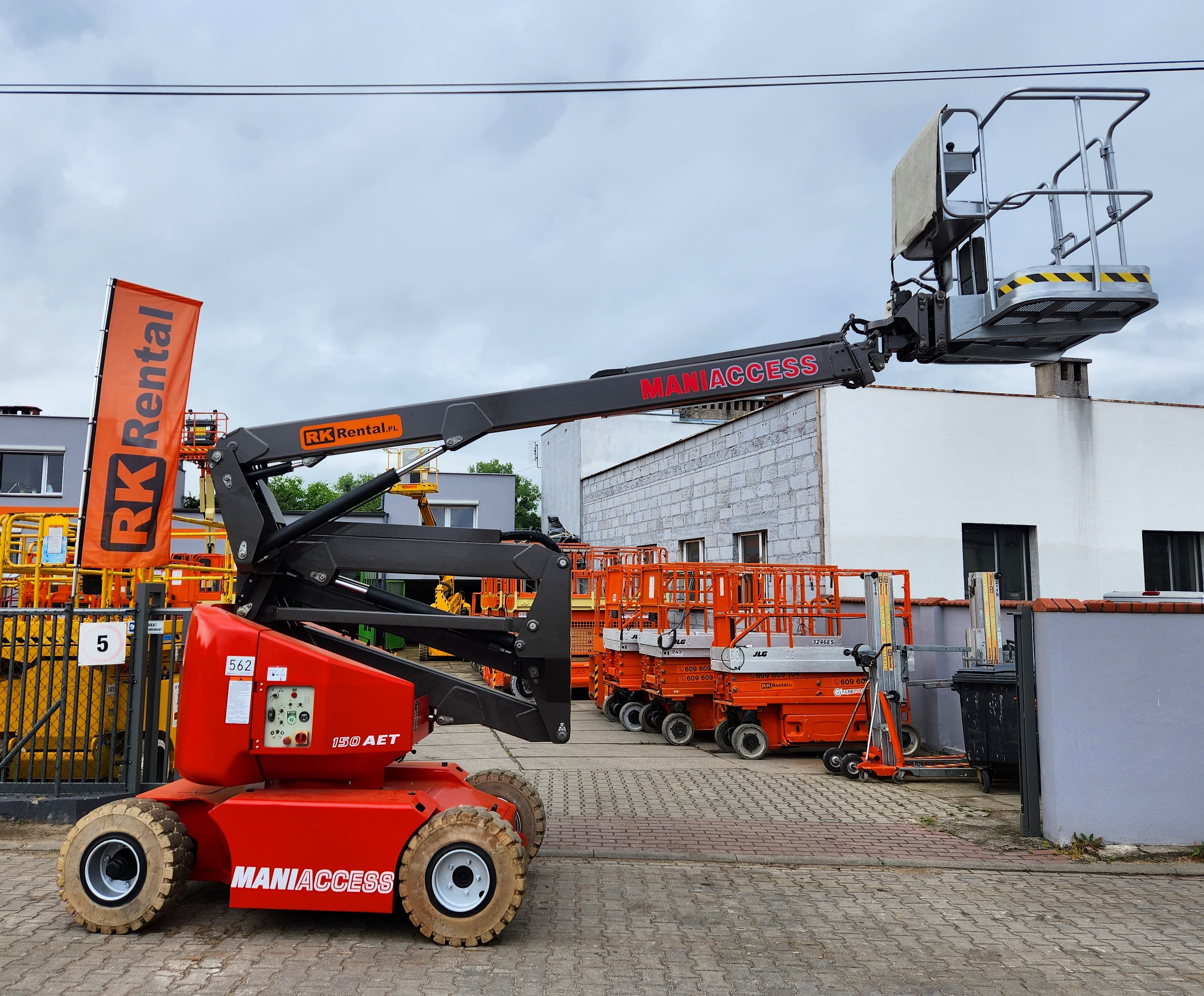Manitou 150 AET electric articulating boom lift (Maniaccess, 15 m) from RK Rental in Inowrocław